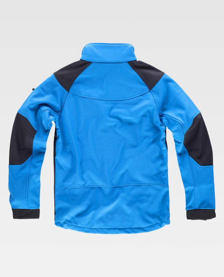 Workshell Workteam S9495 Celeste / Negro
