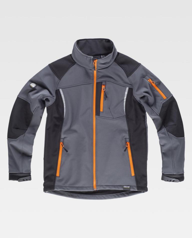Workshell Workteam S9495 Gris / Negro