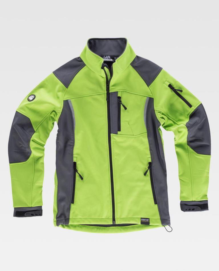 Workshell Workteam S9495 Verde Lima / Gris