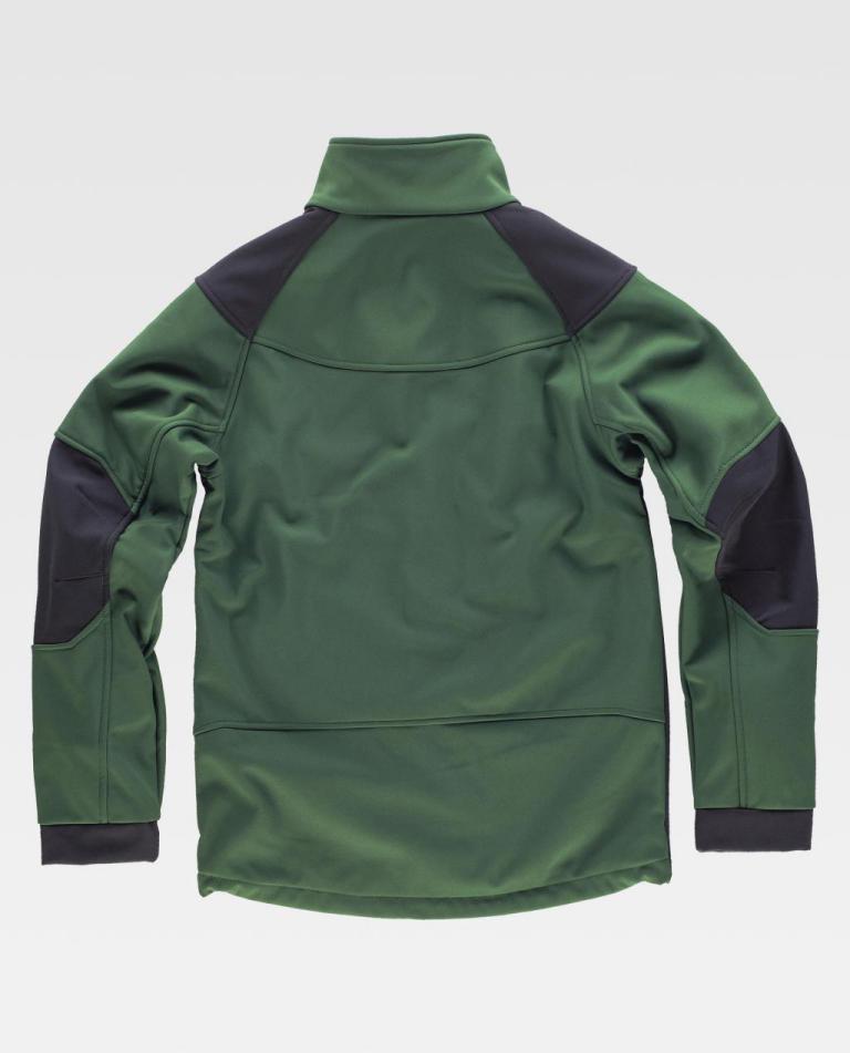 Workshell Workteam S9495 Verde Oscuro / Negro