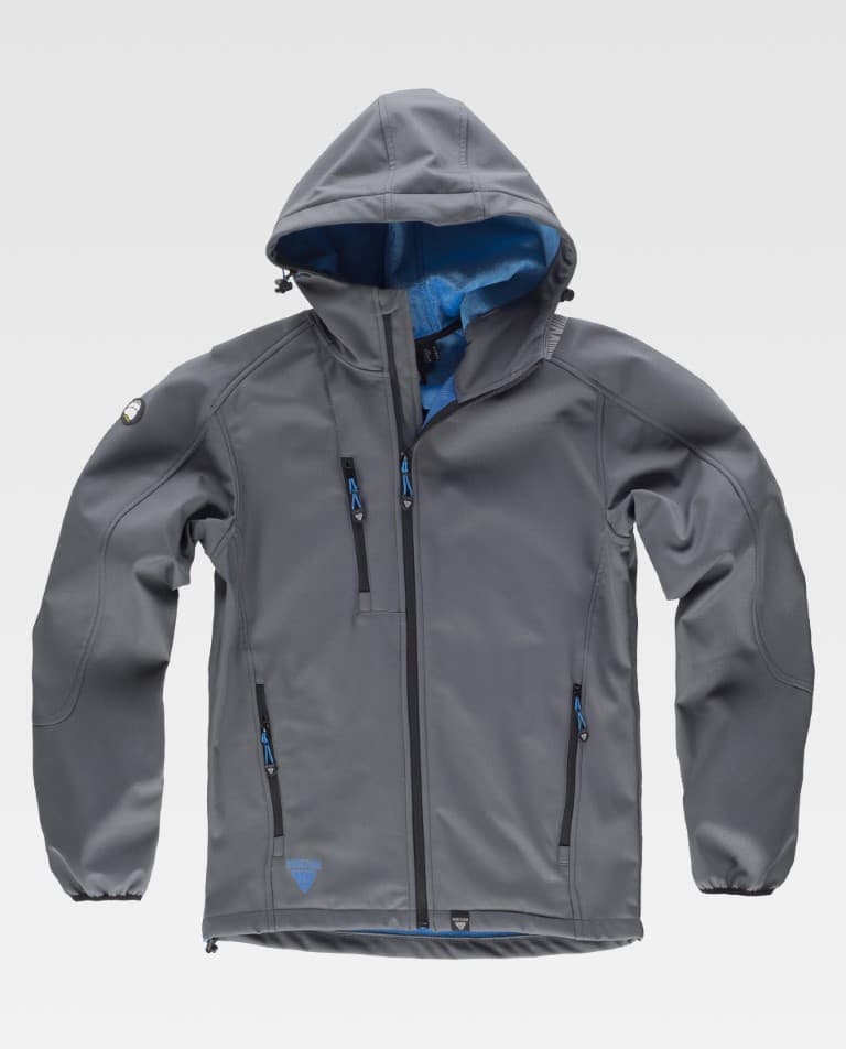 Workshell Workteam S9499 Gris / Celeste