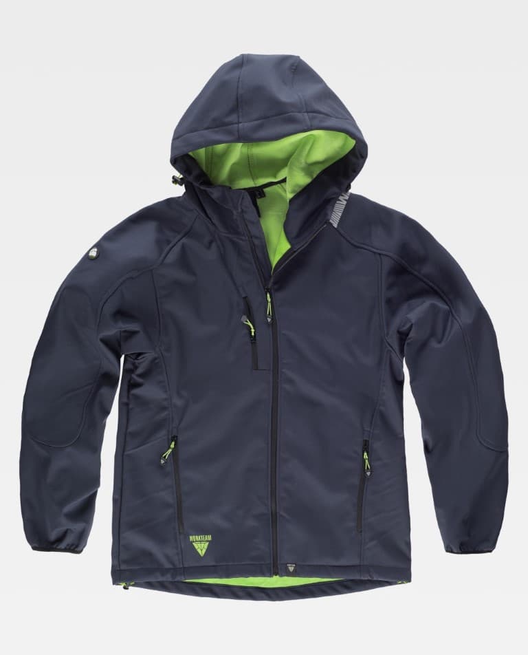 Workshell Workteam S9499 Marino / Verde Lima