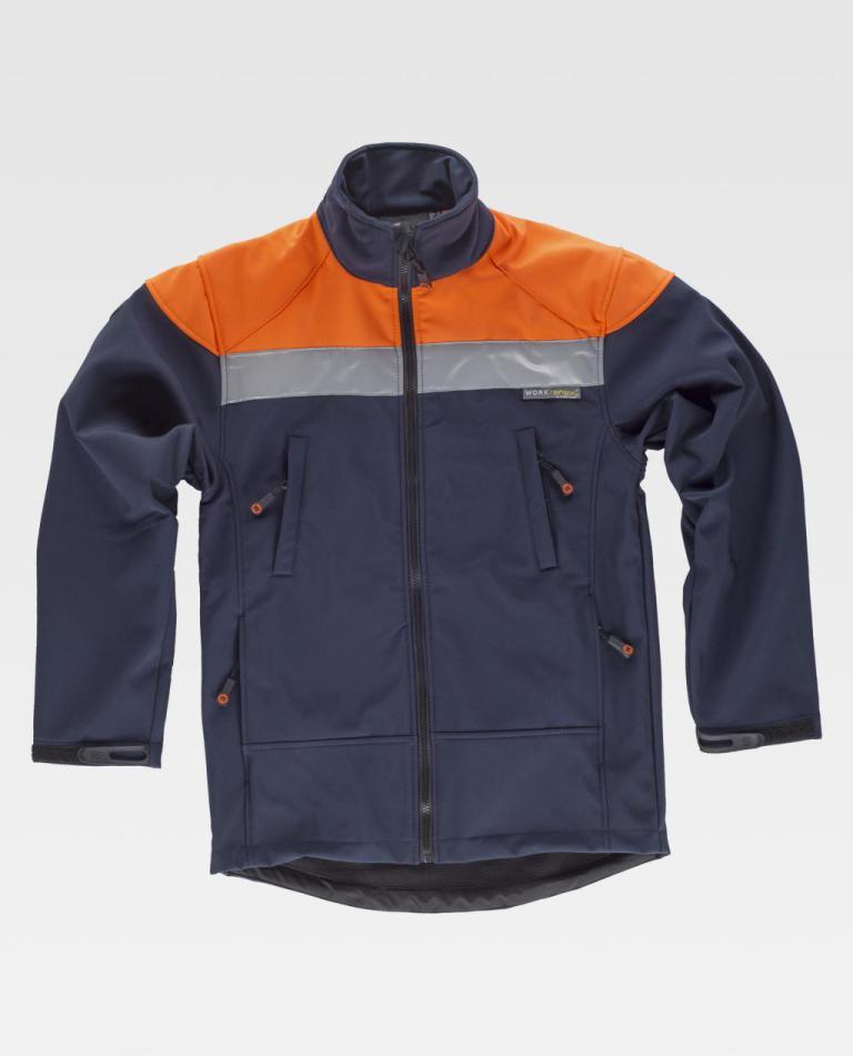 Workshell Workteam S9505 Marino / Naranja AV