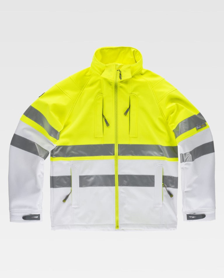 Workshell Workteam S9525 Blanco / Amarillo AV