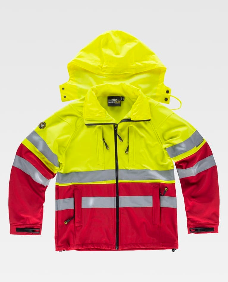 Workshell Workteam S9525 Rojo / Amarillo AV