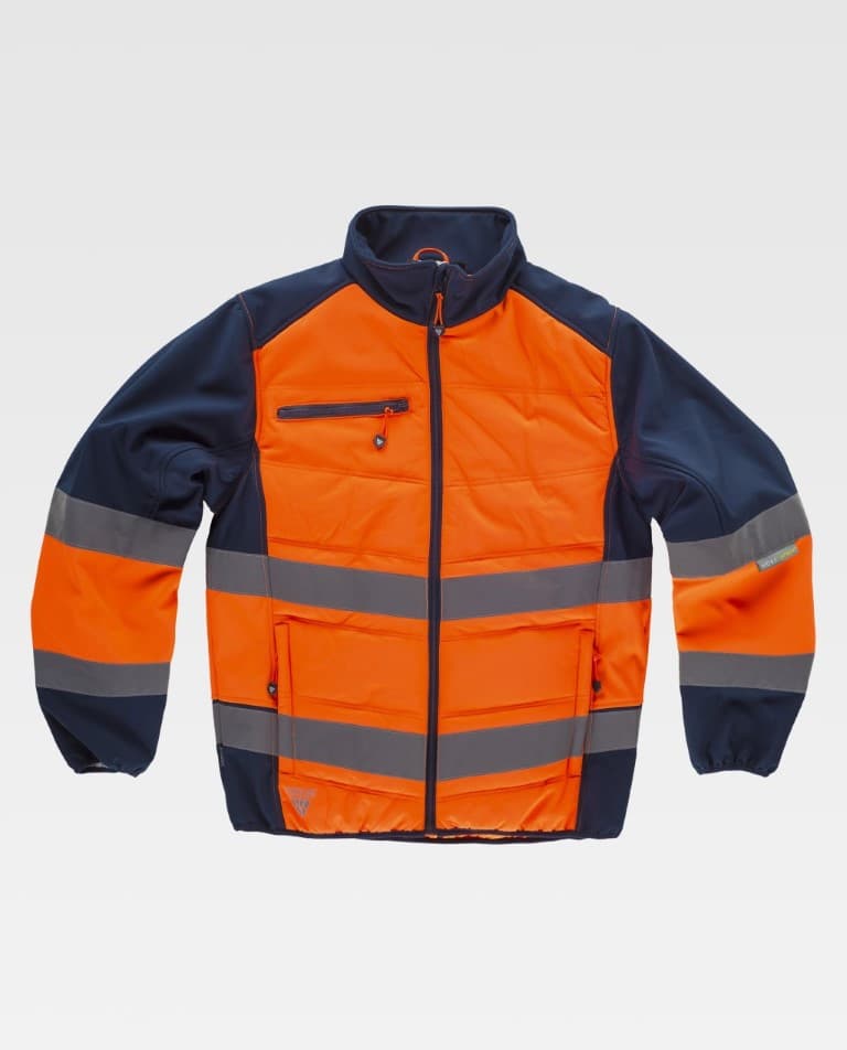 Workshell Workteam S9600 Naranja AV / Marino
