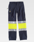 Pantalón Workteam S9820 Marino / Amarillo AV