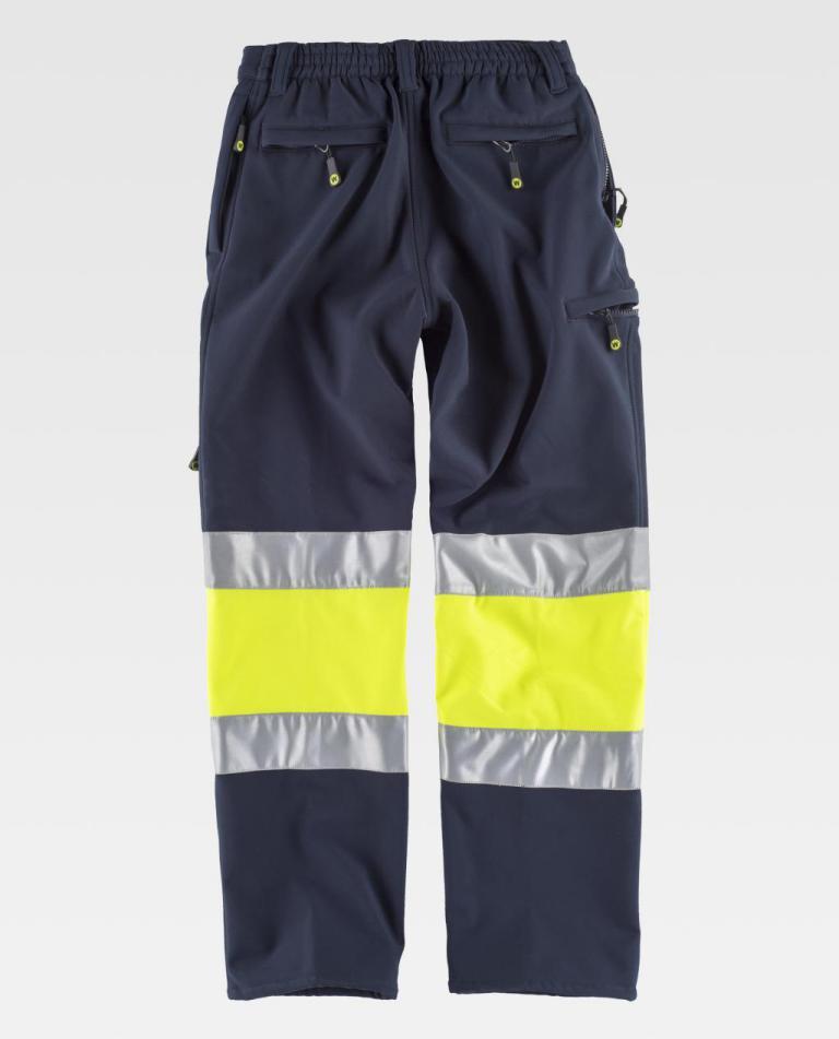 Pantalón Workteam S9820 Marino / Amarillo AV