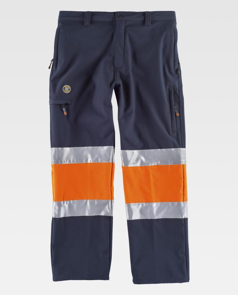 Pantalón Workteam S9820 Marino / Naranja AV