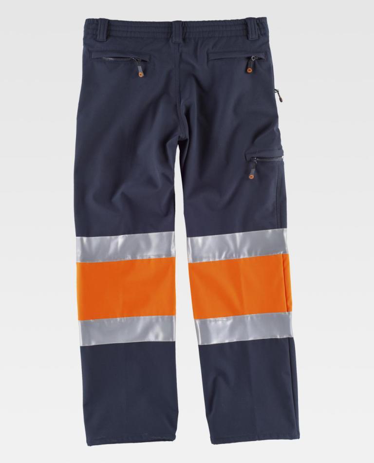 Pantalón Workteam S9820 Marino / Naranja AV