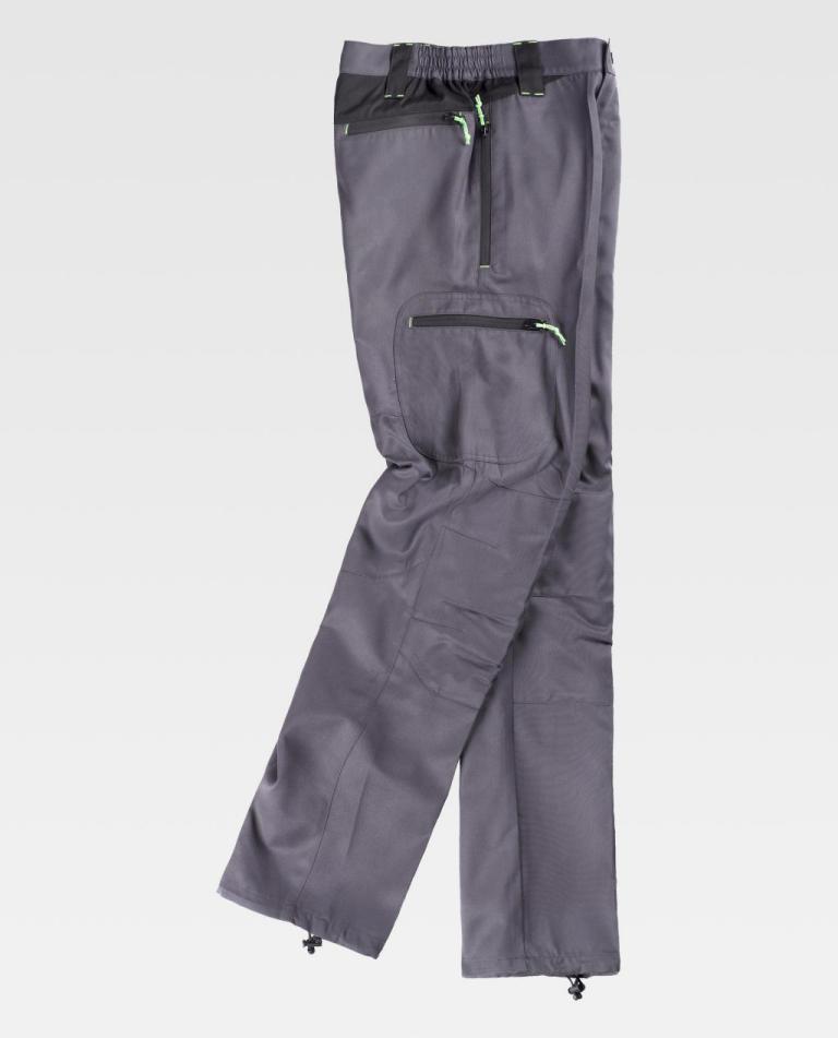 Pantalón Workteam S9880 Gris / Negro