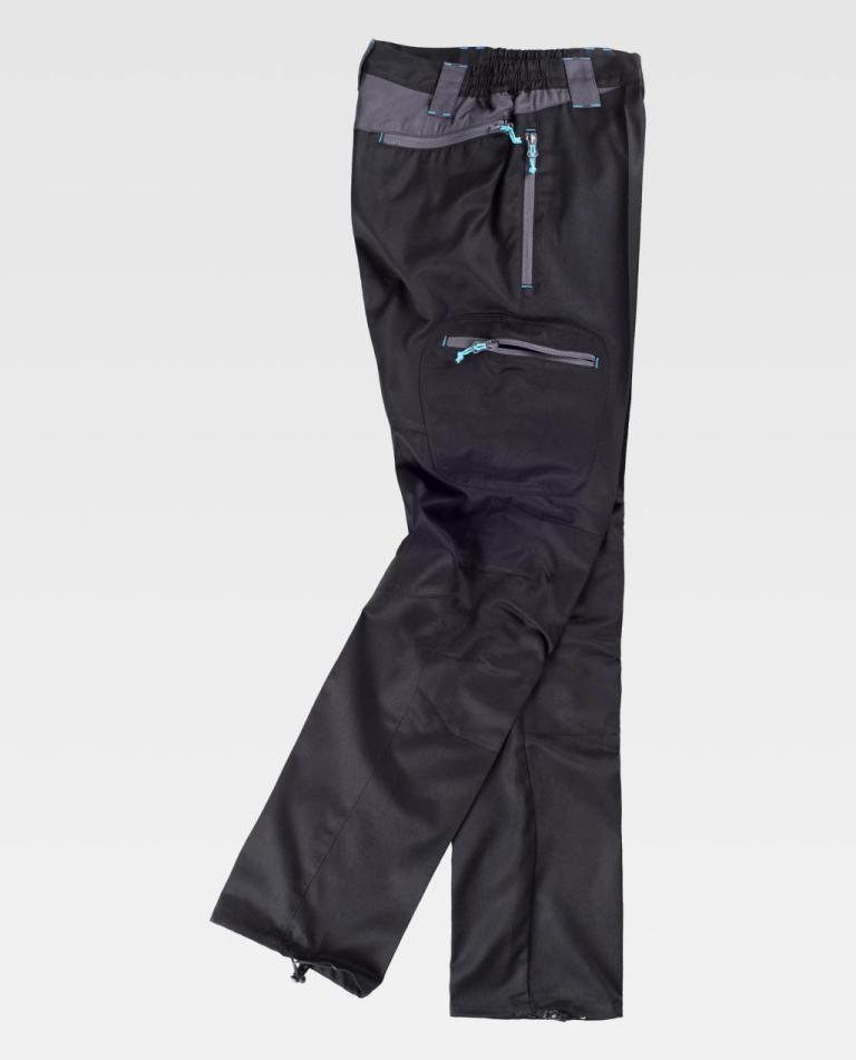 Pantalón Workteam S9880 Negro / Gris