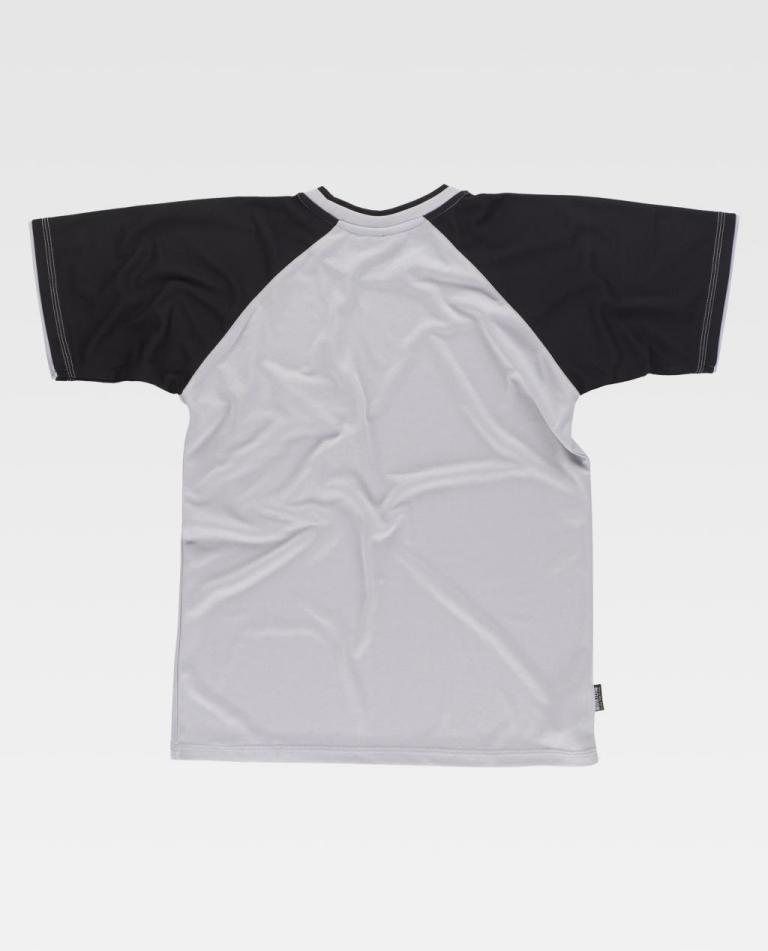 Camiseta Workteam WF1016 Gris Claro / Negro