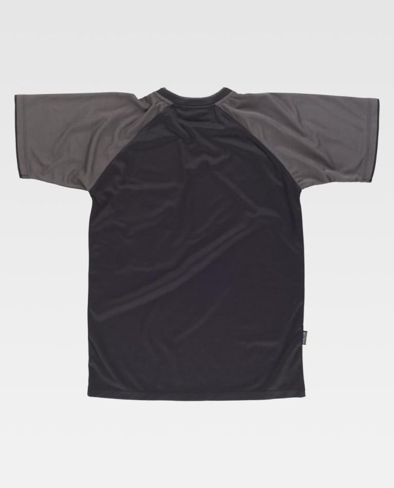 Camiseta Workteam WF1016 Negro / Gris Oscuro