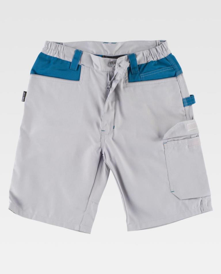 Bermuda Workteam WF1017 Gris Claro / Azafata