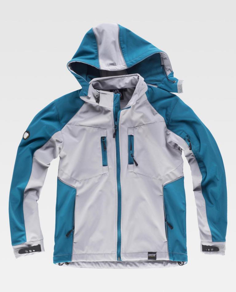 Workshell Workteam WF1040 Gris Claro / Azafata