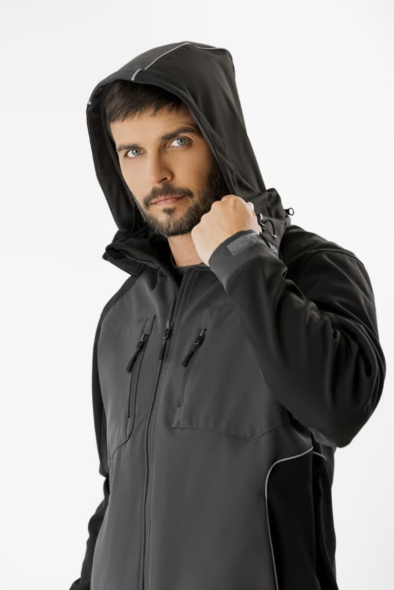 Workshell Workteam WF1040 Gris Oscuro / Negro