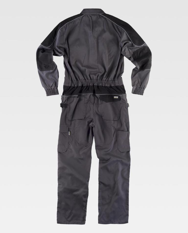 Buzo Workteam WF1042 Gris Oscuro / Negro