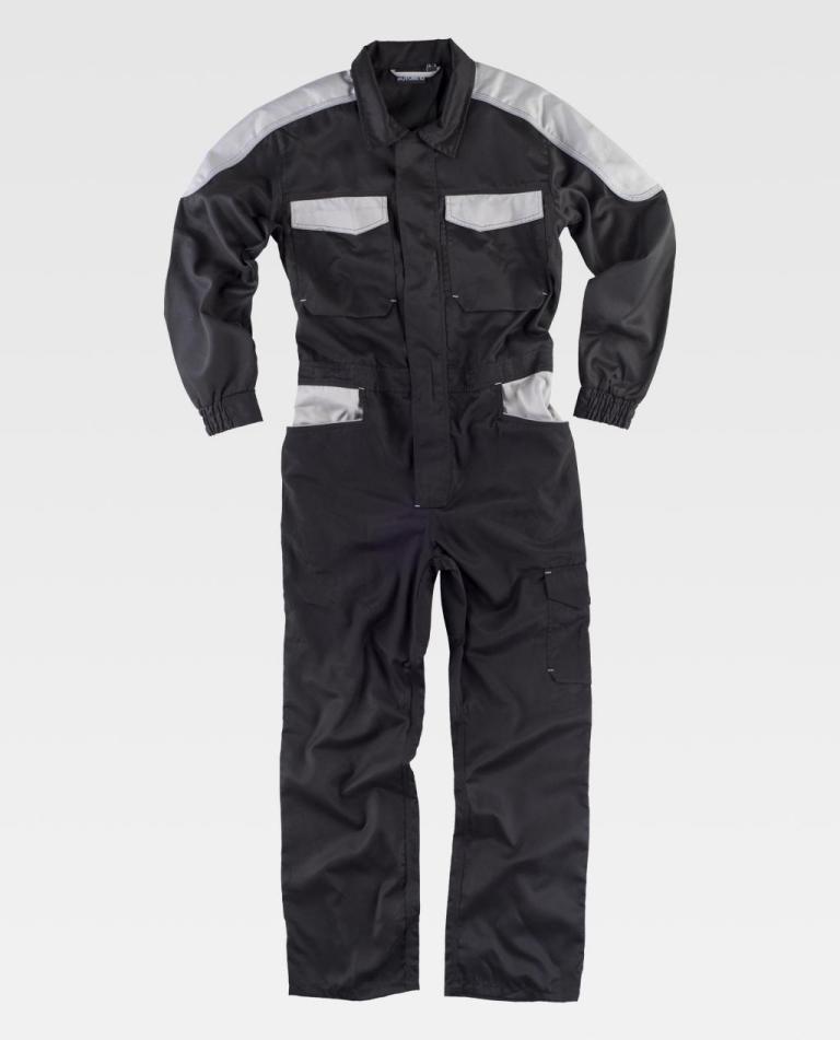 Buzo Workteam WF1042 Negro / Gris Claro