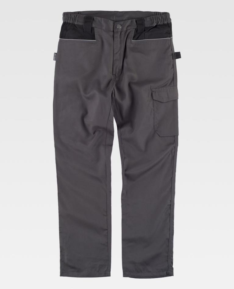 Pantalón Workteam WF1050 Gris Oscuro / Negro