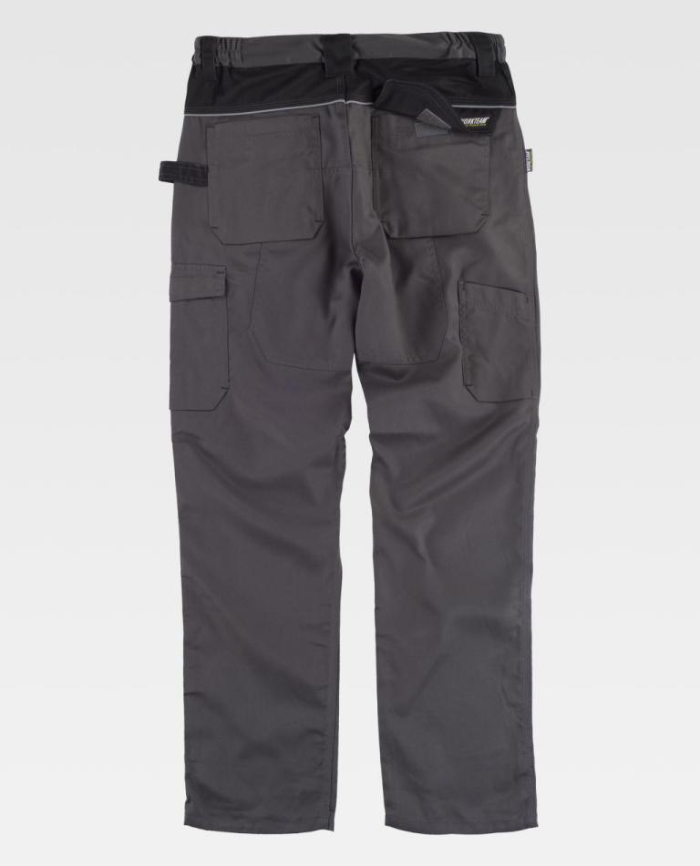 Pantalón Workteam WF1050 Gris Oscuro / Negro