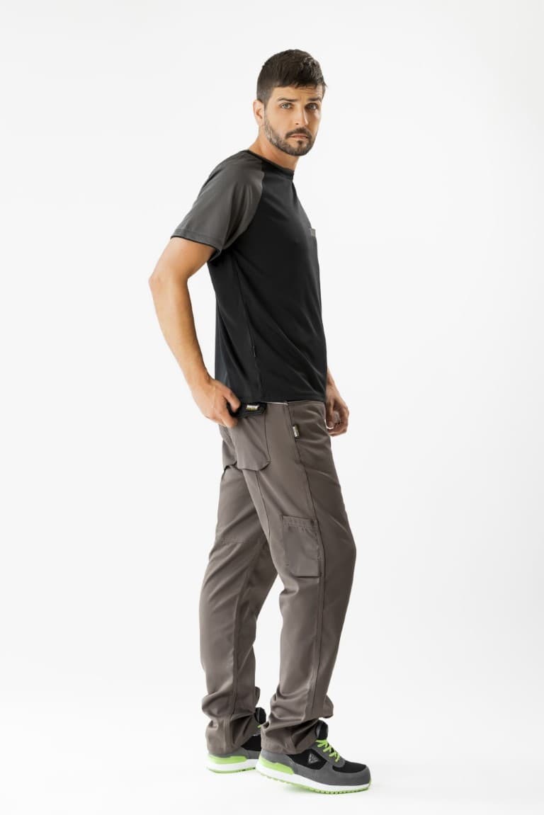 Pantalón Workteam WF1050 Gris Oscuro / Negro