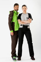 Pantalón Workteam WF1050 Marrón / Verde Lima