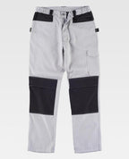 Pantalón Workteam WF1052 Gris Claro / Negro
