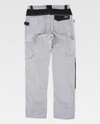 Pantalón Workteam WF1052 Gris Claro / Negro