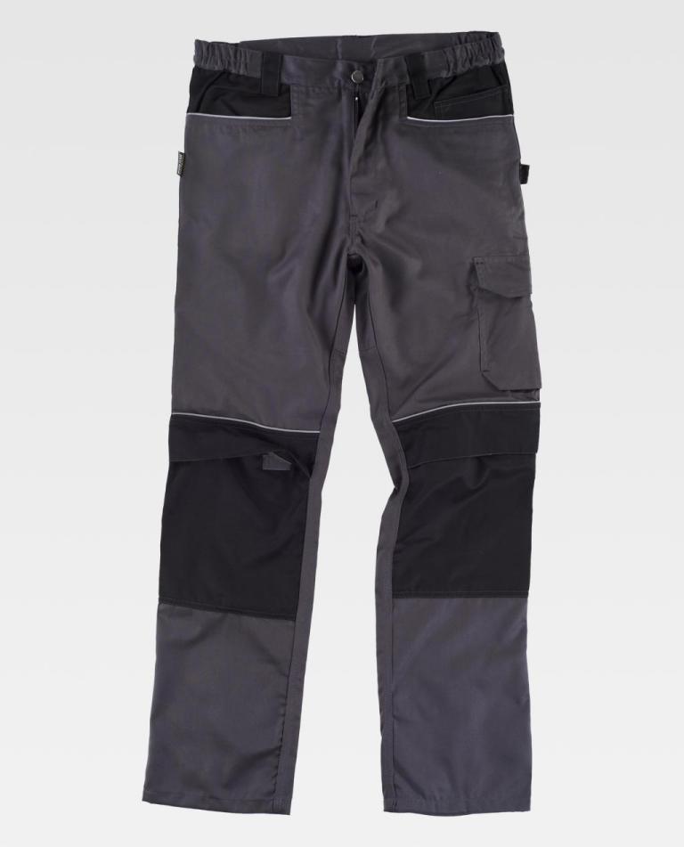 Pantalón Workteam WF1052 Gris Oscuro / Negro