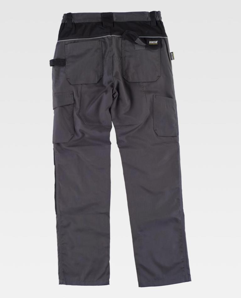 Pantalón Workteam WF1052 Gris Oscuro / Negro