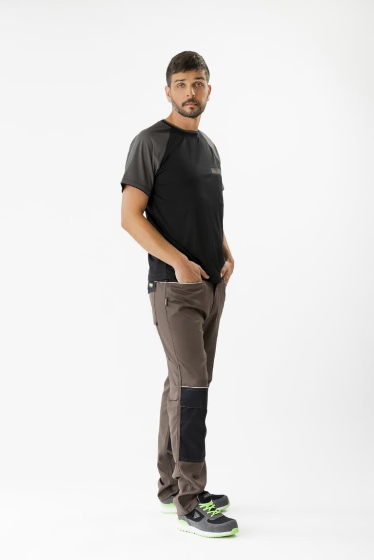 Pantalón Workteam WF1052 Gris Oscuro / Negro