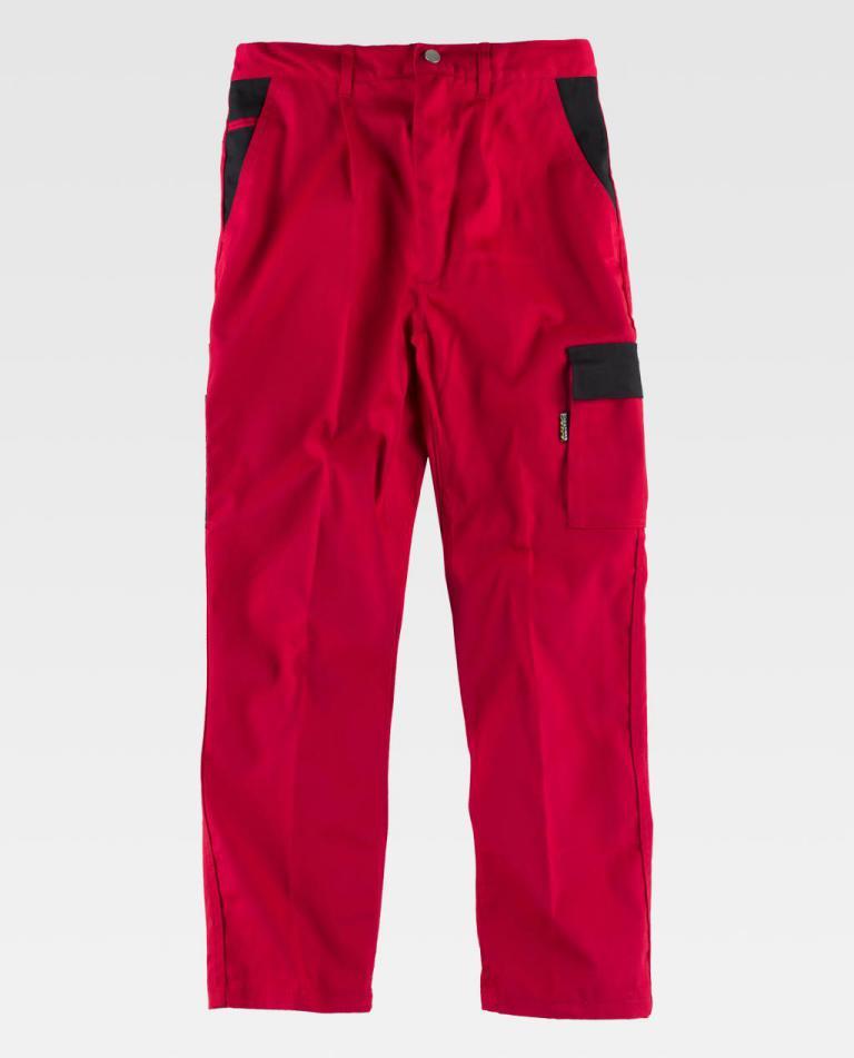 Pantalón Workteam WF1500 Rojo / Negro