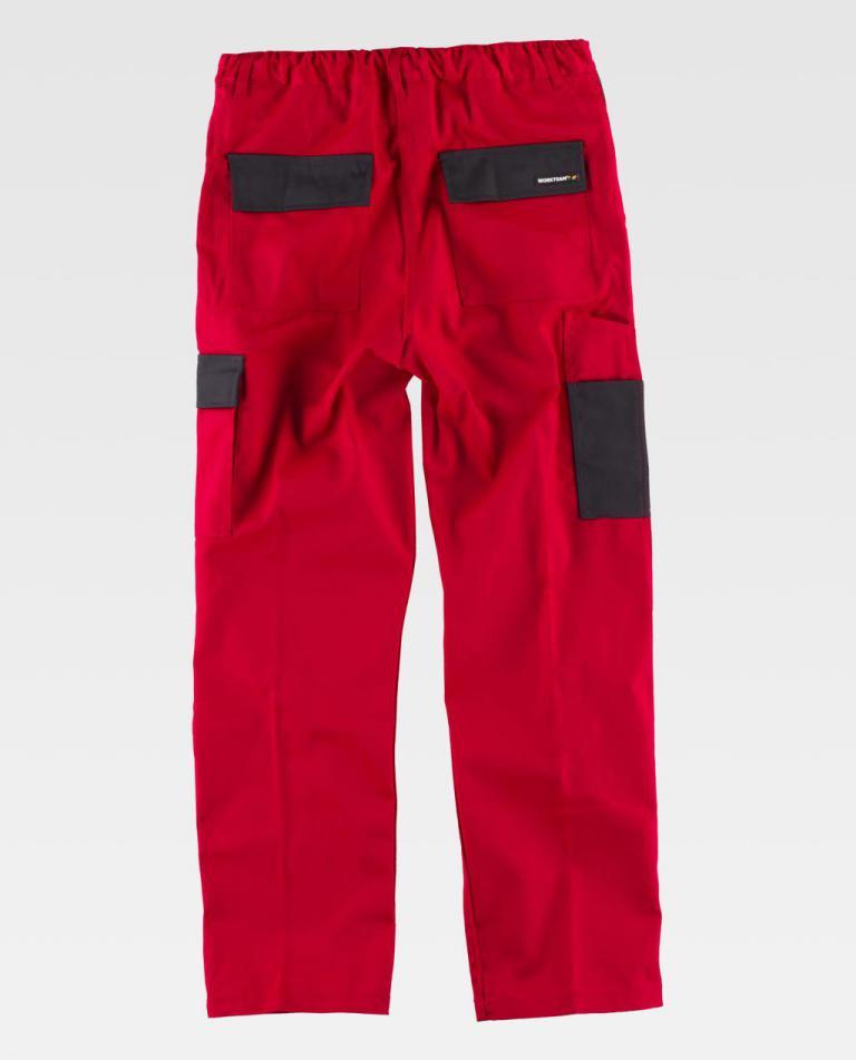 Pantalón Workteam WF1500 Rojo / Negro