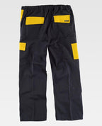 Pantalón Workteam WF1550 Negro / Amarillo