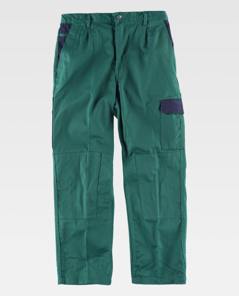 Pantalón Workteam WF1550 Verde / Marino
