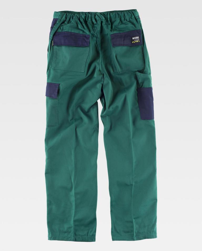 Pantalón Workteam WF1550 Verde / Marino