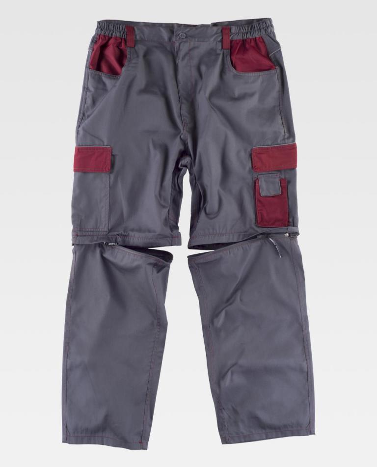 Pantalón Workteam WF1850 Gris / Granate