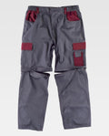 Pantalón Workteam WF1850 Gris / Granate