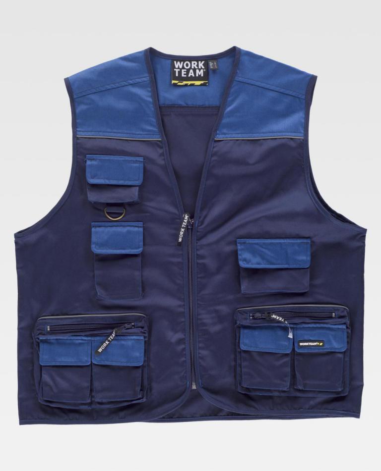 Chaleco Workteam WF1854 Marino / Azafata