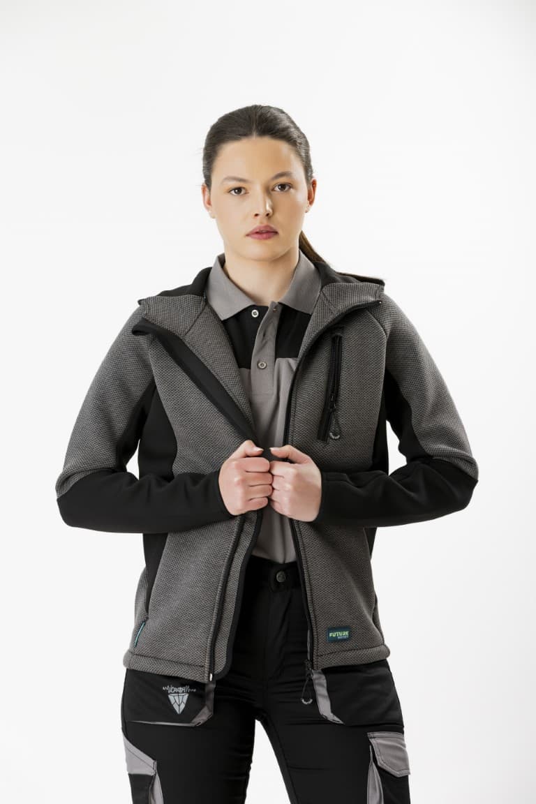 Sudadera Workteam WF2605 Gris / Negro