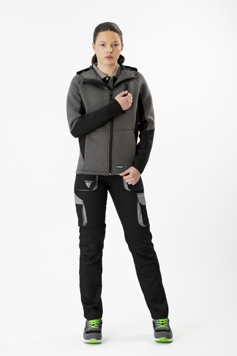 Sudadera Workteam WF2605 Gris / Negro