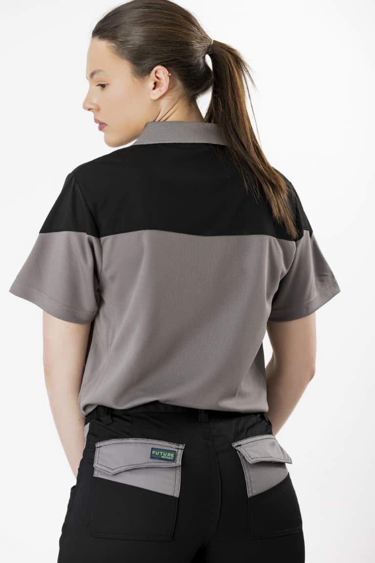 Polo Workteam WF2616 Gris / Negro