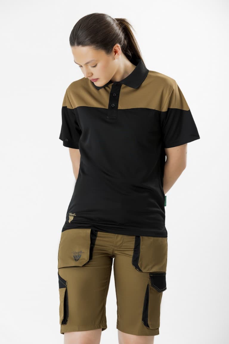 Bermuda Workteam WF2617 Beige / Negro