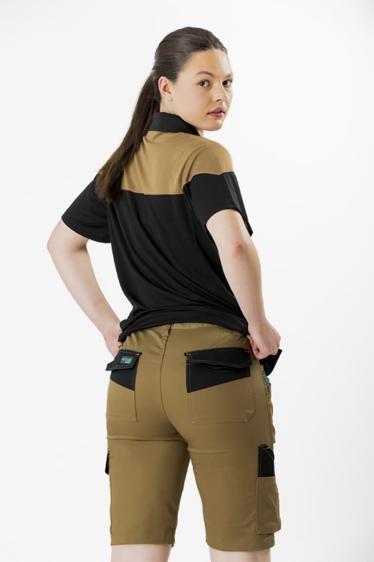 Bermuda Workteam WF2617 Beige / Negro