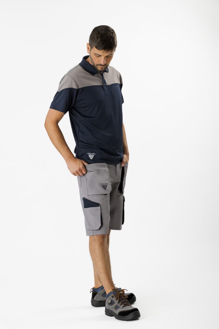 Bermuda Workteam WF2617 Gris / Marino