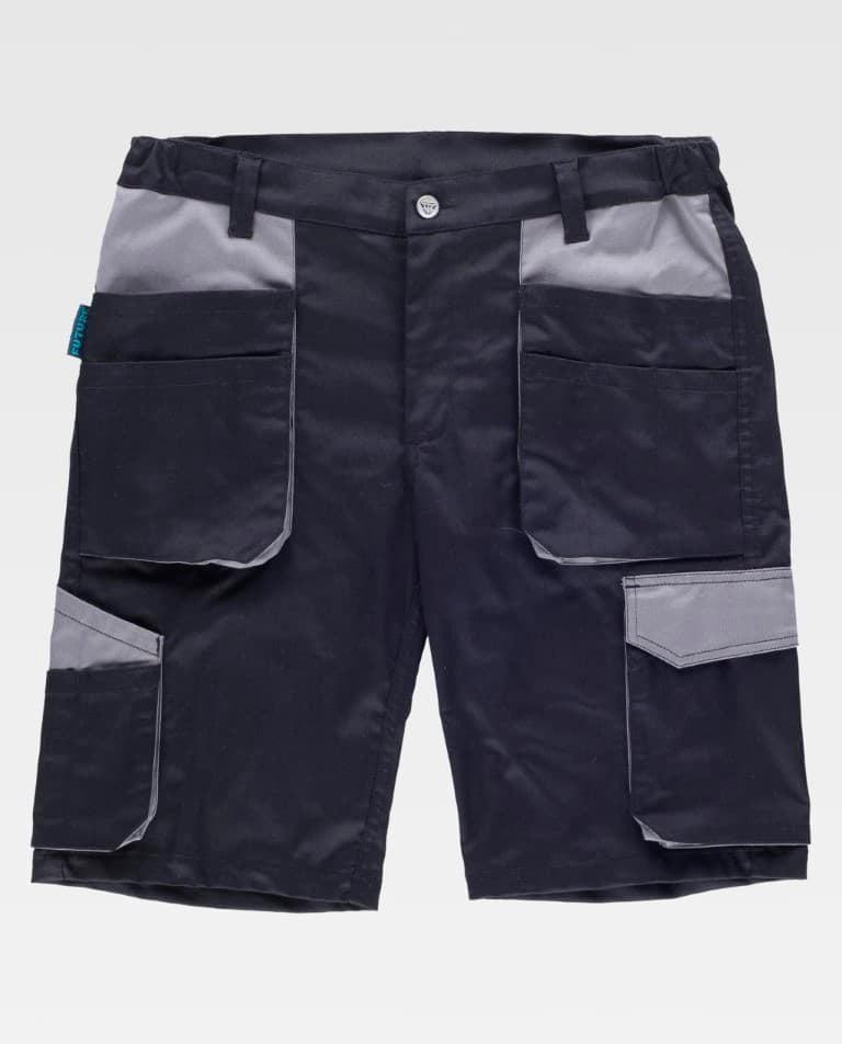 Bermuda Workteam WF2617 Negro / Gris