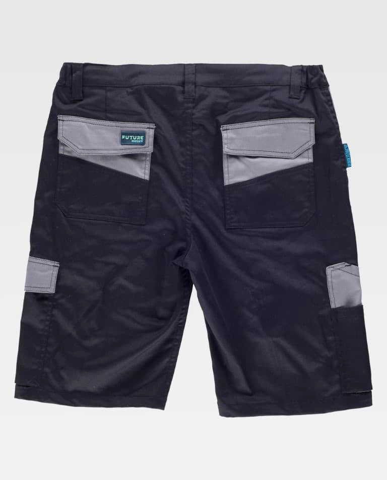 Bermuda Workteam WF2617 Negro / Gris