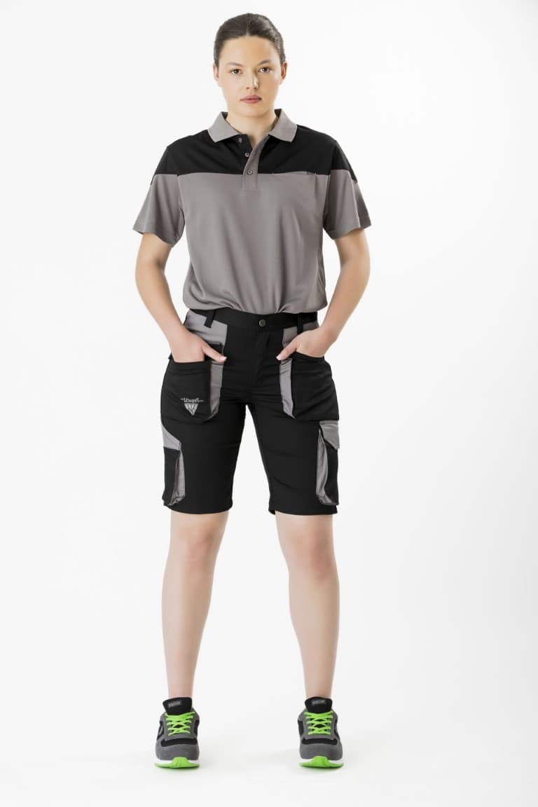 Bermuda Workteam WF2617 Negro / Gris