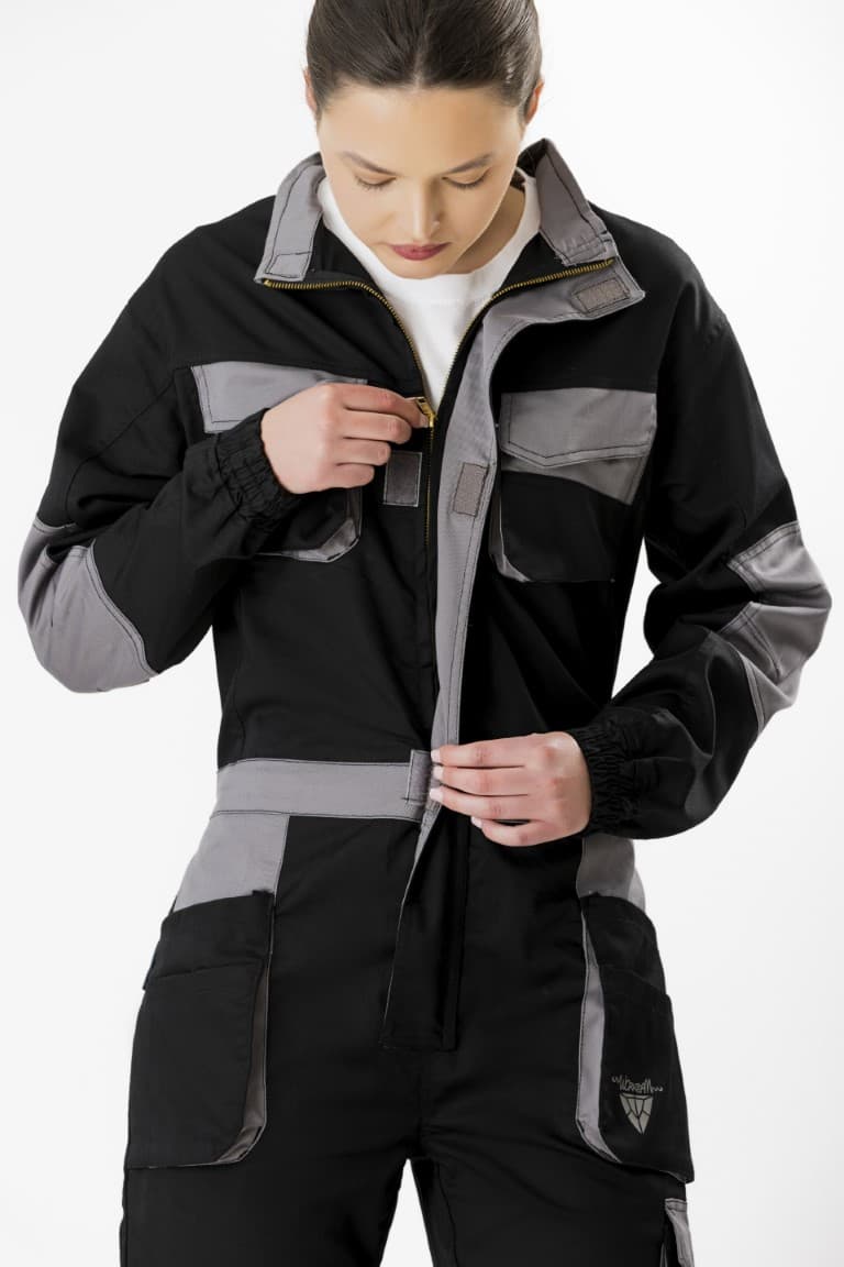 Buzo Workteam WF2620 Negro / Gris